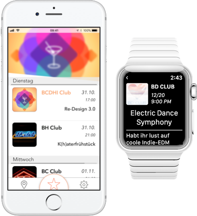ClubNews iPhone and Apple Watch App